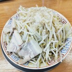 麺屋十郎兵衛 - 煮干十郎（汁なし・ニンニク抜き・ニンニク以外全部増し）