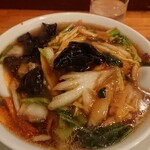 横濱飯店 - 超ボリューム満点五目そば～♪