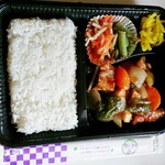 Nihon Tei - 鶏の黒酢炒め弁当　600円