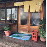 本格手打 いわしや - お店の入口です。（2020.1 byジプシーくん）