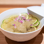 肉屋 田中 - 酢橘冷麺