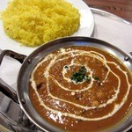 クリスナキッチン 本格インド・ネパール料理店 - ダルマトンカレーとライスです