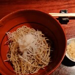 蕎麦懐石 無庵 - 蕎麦もツマミも最高でした。