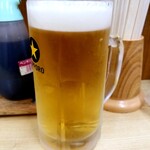 いっぴん定食 藤 - ビール 450円