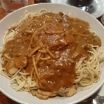 CAFE RONDINO - カレースパ(大)＋アイスコーヒー850円