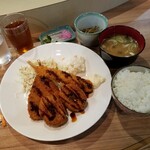 Moku - 日替わりランチA「ミックスフライ定食」