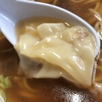 中華そば志のぶ支店 - プルプルなわんたん