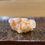 鮨旬美西川 - 車海老(余熱で蒸らしたもの)