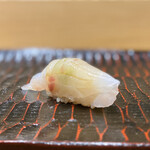 鮨旬美西川 - マハタの昆布締め