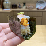 鮨旬美西川 - いかと雲丹