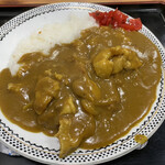 妙高そば - カツカレー　700円
            ルゥは豚バラが沢山入っています。