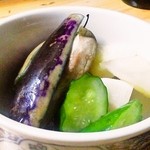 江戸政 - 浅漬けおしんこ盛り