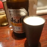 中華蕎麦にし乃 - ビール