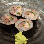 なかさと - 鯵の海苔巻き