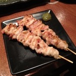 せせり。柚子胡椒で。