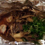 安来や - 出来立てをサクサクって食べると気にならないかも知れませんけどね。 さばも美味しかったんですが、タコが良い味をしていました。