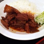 煮込み食堂 まるしば - もつ煮ライス