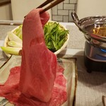 新地 肉割烹 プラチナム 3601 - しゃぶしゃぶ