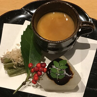 ふじ原 - このわたののった茶碗蒸しのようなもの