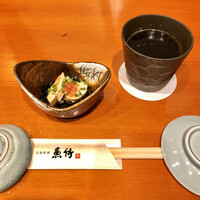 魚竹 - お通し(あん肝ポン酢)