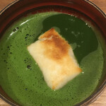 Irikuchiya - 抹茶餅入ぜんざい(700円)(2020.01.現在)