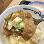 松屋 - 牛皿チョイス玉子かけごはん290円、湯豆腐変更50円：湯豆腐に牛皿