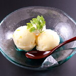 Yuzu sorbet