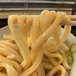 手打うどん たむら - 水〆されて強烈な歯応え