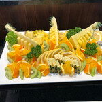 サロン蔦 - フルーツ豪華盛り