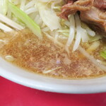 ラーメン二郎 - スープ