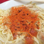 ラーメン二郎 - 一味投下～♪