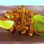 花のれん - ゲソのワタ炒め　焼酎が進みすぎて止まりません～（酔）