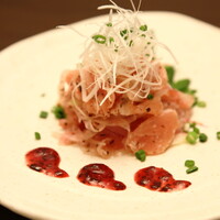 【桜姫鶏　梅和え　紀州南高梅】