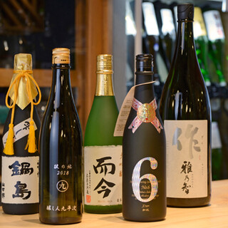 魚に合う日本酒が目白押し◎当店オリジナル日本酒もぜひ