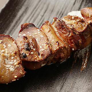 We offer specialty Grilled skewer such as "morning chicken liver" and "homemade meatballs"