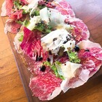 [Very popular! ] Grilled Ozaki beef carpaccio salad style