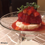 プチレストラン ブーケ・ド・フランス - Mour au Youult,Glace Flamboise, Fraise
