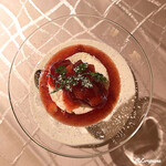 プチレストラン ブーケ・ド・フランス - Mour au Youult,Glace Flamboise, Fraise