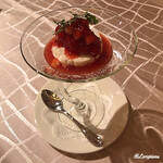 プチレストラン ブーケ・ド・フランス - Mour au Youult,Glace Flamboise, Fraise
