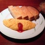 三番館 - モーニング650円　卵とトースト