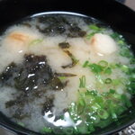 まる金寿し - 味噌汁