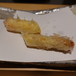 にい留 - 佐賀４Ｌサイズのホワイトアスパラ穂先と胴、ジューシー