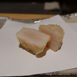 にい留 - 帆立貝のグラデーション揚げ