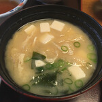 北海料理と旬の味 のむら - レシピを無理言って教えて貰った。絶品味噌汁。