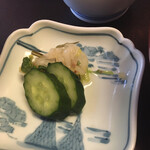 北海料理と旬の味 のむら - 漬物。