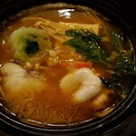 お宿いけがみ - 夕食の真鱈鍋