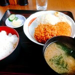 Ajino Hirukawa - A定食（メンチカツと コロッケ）
