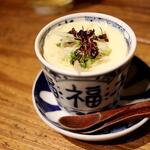 サレカマネ - ホタテ玉子豆腐　冷静茶碗蒸し風　400円