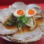 中華そば専門店 まるふじ - チャーシュー麺+煮卵