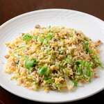 Lettuce fried rice with XO sauce